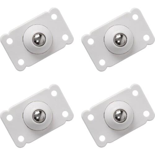 Universal Wheel 360° Rotatable Box Caster Roller Sticky Sliding Bin Pulley Wheel with Stainless Steel Ball Dropshipping