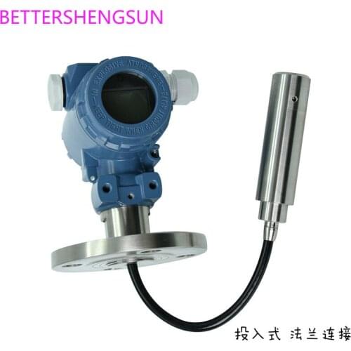 Pt3581 Input Transmitter Water Level Sensor 0-6m DN50 Faran 4-20mA Liquid Level Meter with Display