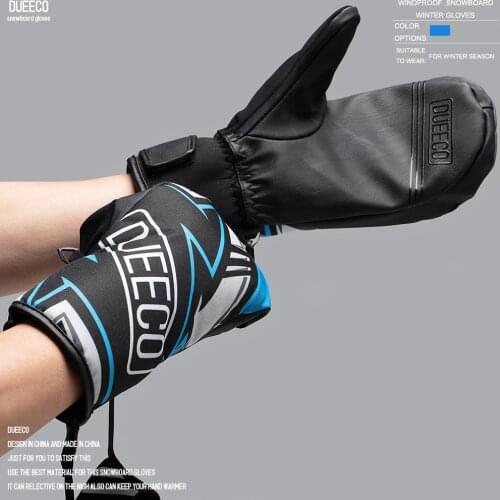 Waterproof And Windproof Winter Snowboard Gloves Men Women for Cold Weather Skiing Snowboarding