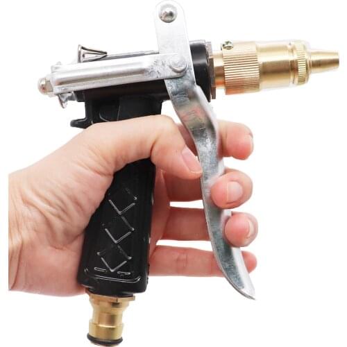 High Pressure Water Gun Car Washer Water Jet Garden Washer Adjustable Copper Hose Sprayer Watering Spray Sprinkler Cleaning Tool