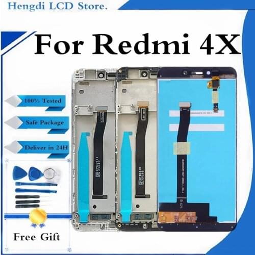 Original Display For Xiaomi Redmi 4X 5.0" LCD Redmi4X Display Touch Screen Digitizer Assembly Replacement