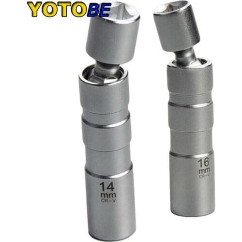 14/16mm 12Point Thin walled Magnetic Swivel Spark Plug Socket 3/8" Drive For BMW