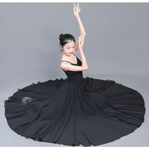 2021 Fairy Flamenco Skirt For Women Classical Dance Costume Spanish Bullfight Dance Wear Stage Costume Gypsy Dress Long Skirt