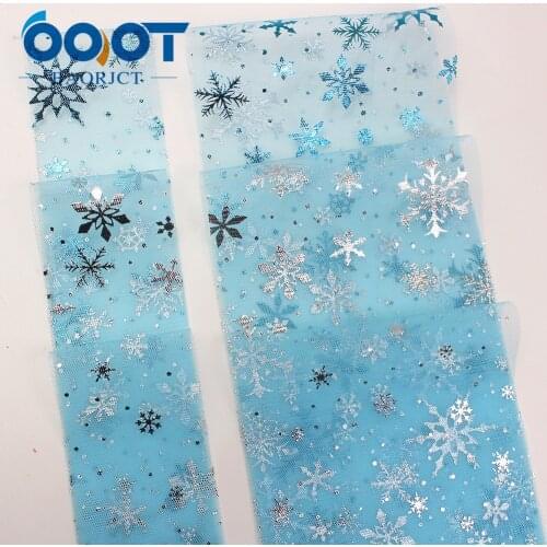 60/130mm 5yards Christmas snowflake glitter silver yarn ribbon,DIY bow headdress gift wrap decorations,L-20117-79