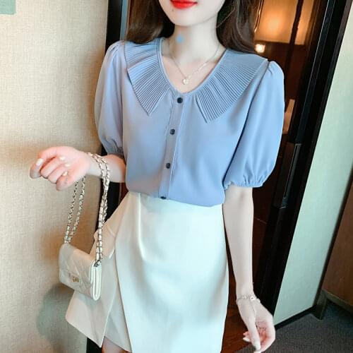 Женские голубые рубашки BIBOYAMALL China At AliExpress