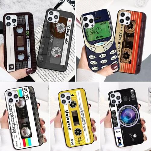 Retro Camera Case for Huawei P30 Lite P40 P20 Pro Honor 9X 10 8X 8A 10i 20i 9A Mate 20 10 Lite Y9 Y7 Case Silicone Soft Cover