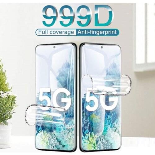 Full Cover Hydrogel Film For Samsung Galaxy S8 S9 S10 lite S20 Plus Screen Protector For Note 8 9 10 Plus A71 A50 Film Not Glass