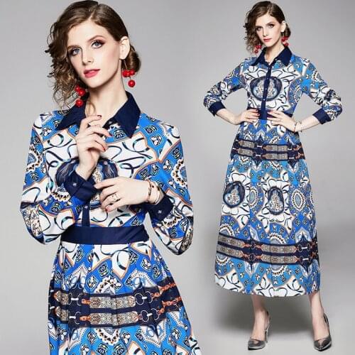 HIKAEOM Long Sleeve Summer Dresses