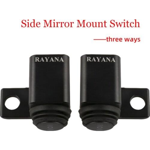 1pcs Motorcycle Rear View Mirror Bracket CNC Switches Headlight Fog For Sport Dirt Electric Bike Moto