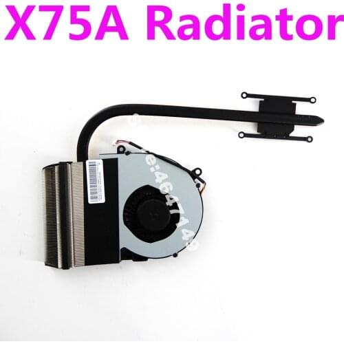 X75A Radiator CPU Cooling Heatsink Fan For Asus X75A X75V X75VB X75VC X75VD X75 X75VM F75 Notebook Laptop Cooler 13GND01AM010-1
