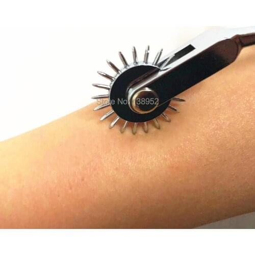 Wartenberg Pin Wheel Reflex Hammer Deluxe Medical Diagnostic Hammer BDSM Gear Roller Rolling Pinwheel Neurological