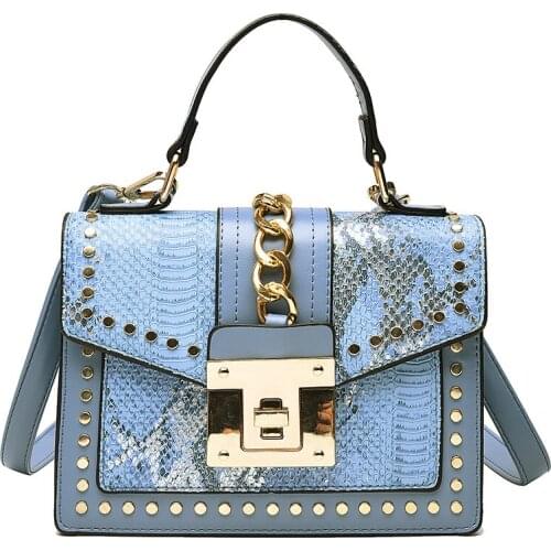 New High-quality Bag Ins Western Style Small Square Crossbody Bag Shoulder Messenger Chain Handbags Women Bags Designer