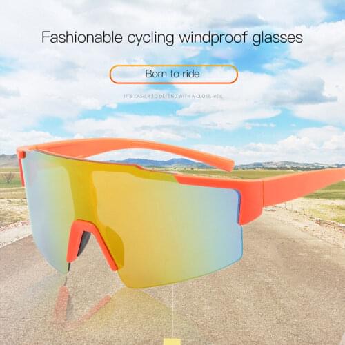 2021 New Sports Sunglasses for UV Protection, Light Weight Sunglasses for Men and Women, Blue/ Grey/ Orange/ Red