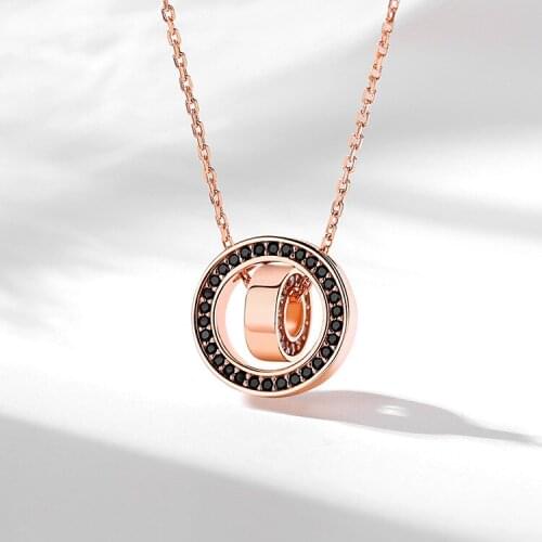 New-Style Ring Fashion Geometry Pattern Necklace Womens Necklace Synthetic Cubic Zirconia Pendant
