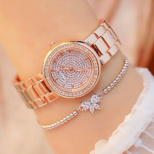 New Elegant Woman Watch Luxury Brand Female Wristwatch Japan Movt 30M Waterproof Rose Gold Expensive Analog Geneva Quartz Watch