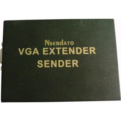 New 100M VGA Extension Cable VGA Network Signal Extender Booster Sender Receiver Adapter,Wholesale Free Shipping Dropshipping