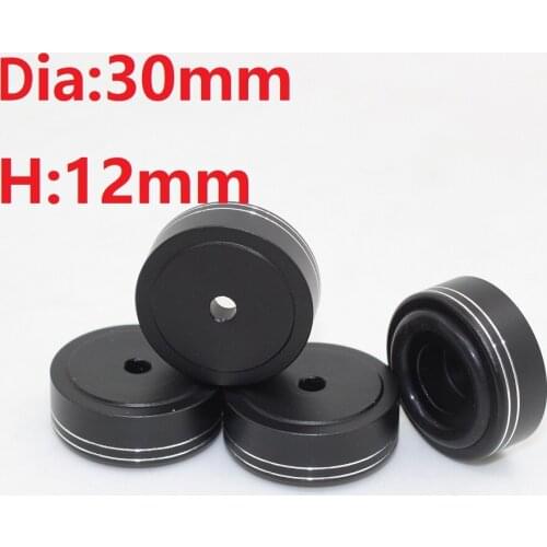 Diameter 30 High 12 Audio Amplifier Foot Pads Sound Box Foot Studs Computer Machine Foot