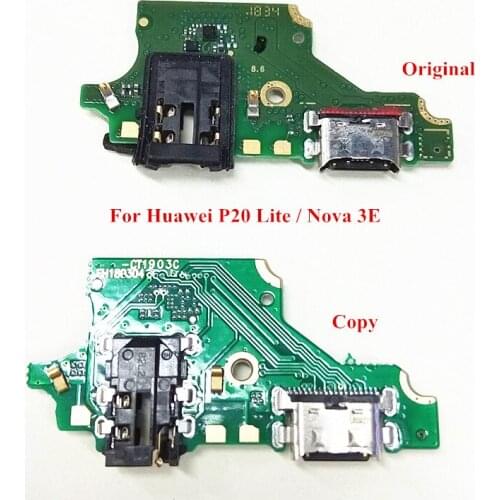 Original Dock Connector Charger Board For Huawei P20 Lite / Nova 3E USB Charging Dock Flex Cable Replacement Parts