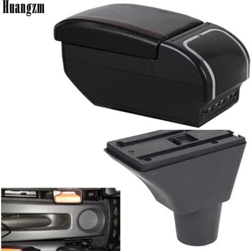 For Nissan Almera G15 Armrest box central Store content box with 9USB interface