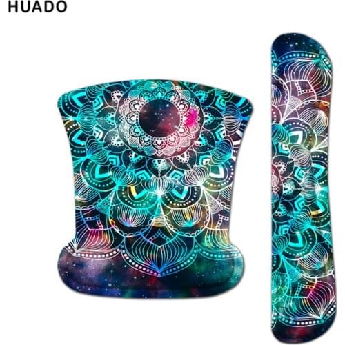Mouse Pad with Wrist Rest Hand Support and Wrist Mouse Pad and Keyboard Pad