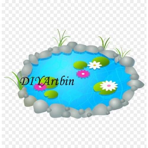 2021 Fish pond cutting dies scrapbooking DIY Carbon Sharp Book photo album art card Dies Cut