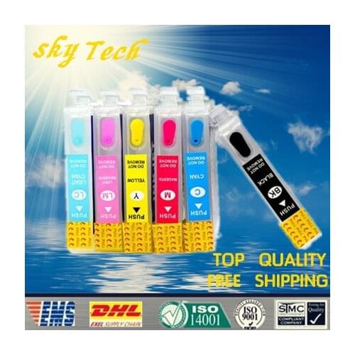 Empty Refillable Ink Cartridge suit for IC50 ICBK50 ICC50 , suit for PM-G850 PM-G4500 PM-T960 A940 A920 A840S ,with ARC chips