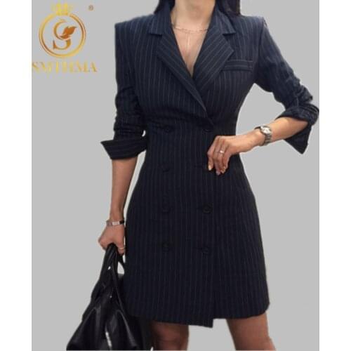 Женские двубортные пиджаки SMTHMA China At AliExpress