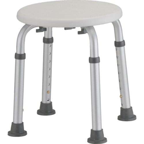 Bathroom High Stool Non-slip Shower Adjustable Bathtub Stool Elderly Bath Chair Aluminum Alloy for Pregnant,Kids,Handicapped