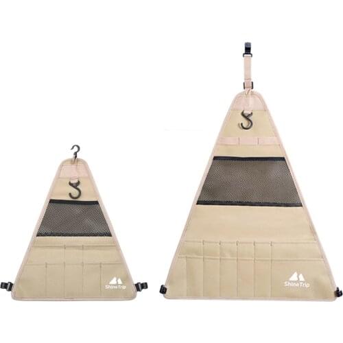 Camping Triangle Pack Bag Tripod Storage Bag Large Capacity Tableware Finishing Bag Folding Tripod Picnic Outdoor Storage Bag
