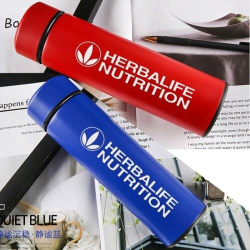 500ml Herbalife Nutrition Intelligent Thermos Coffee cup Temperature Display Stainless Steel Vacuum Water Bottle Coffee Mug