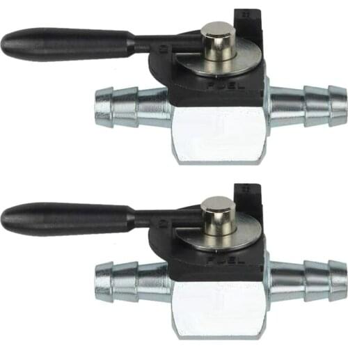 InLine Fuel Gas Shut Off Valve Anti-rust 1/4" Mower Tiller Generator Shutoff