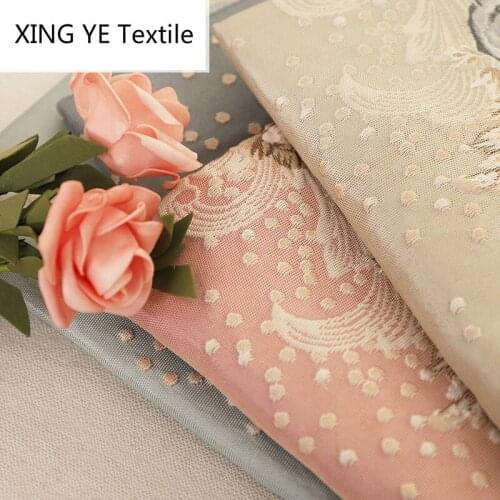 Jacquard Yarn-dyed Fabric Three-dimensional Micro-convex Fabric Fashion Cloth Skirt Suit Cheongsam Cotton Material by Meter