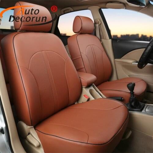 AutoDecorun Custom Cover car for Dodge avenger 2008 accessories PU leather cars seat covers for seats cushion auto head supports