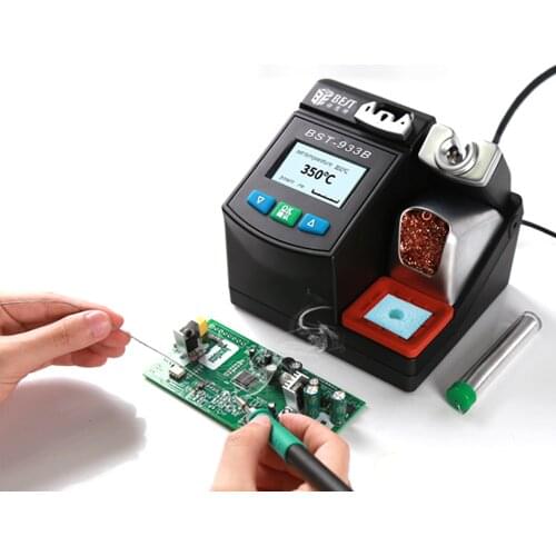 Lead-free Soldering Station 130W Precision Best 933B Rapid Heating Digital Display Repair Tools Electric Iron