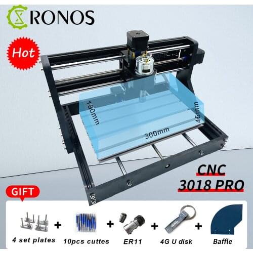 CNC Router 3018 Pro Laser Engraver Wood DIY GRBL Control 3 Axis With Offline ,Pcb Milling Machine,Wood Router,Craved On Metal