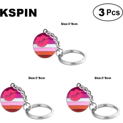 Lipstick Lesbian Key Ring Lapel Pin Brooches Pins Flag badge Brooch Badges