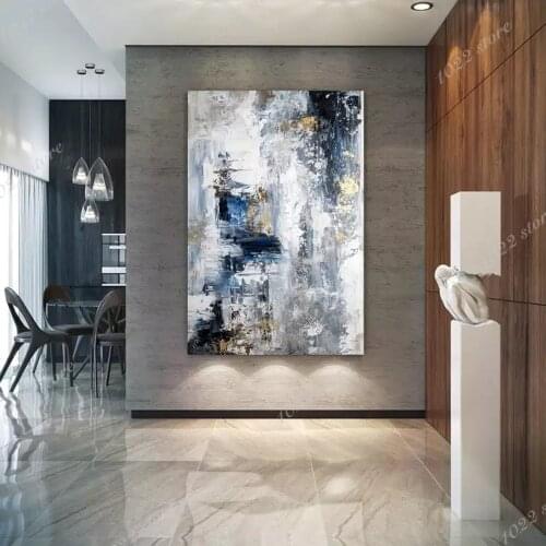 Art Wall Decoration Painting Modern Abstract Marble Texture Pattern Canvas Painting Home Living Room Decore Mural Posters