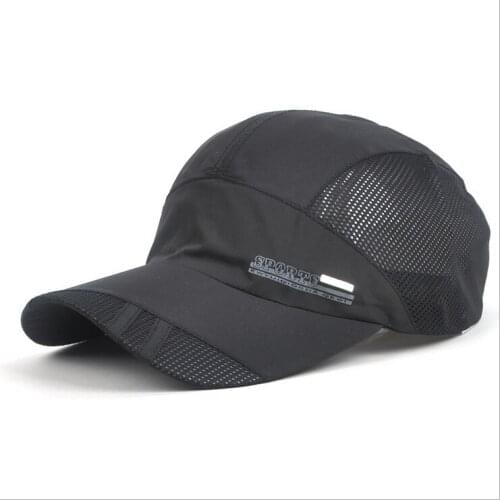 Hat cap men Quick Dry outdoor summer sun hat casquette chapeu casual sports Letter mesh men Baseball caps
