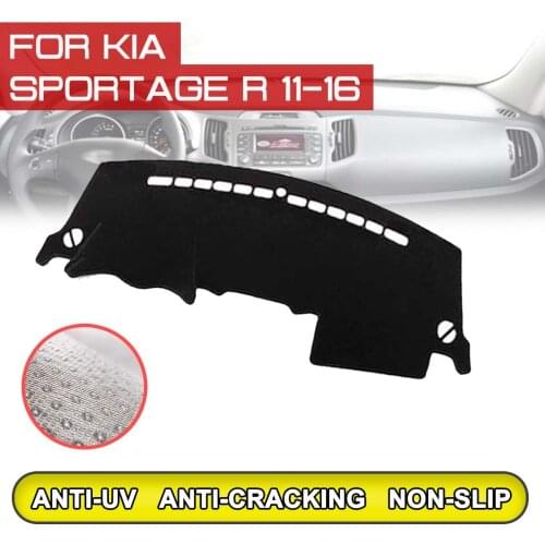 For KIA Sportage R 2011 2012 2013 2014 2015 2016 Car Dashboard Mat Anti-dirty Non-slip Dash Cover Mat UV Protection Shade
