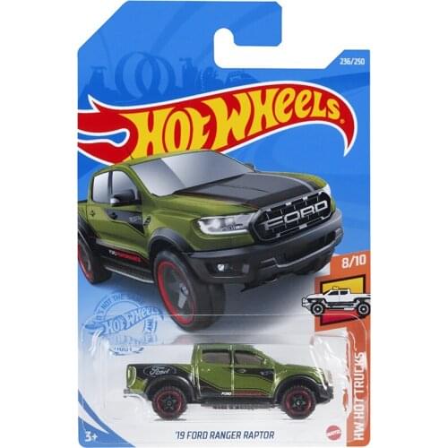 2021-236 Hot Wheels Cars 19 FORD RANGER RAPTOR 1/64 Metal Diecast Model Collection Toy Vehicles