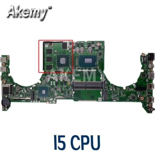 Akemy DABKLAMB8B0 GL503VD For ASUS GL503V GL503VD FX503VD FX503VM GL503GE notebook Motherboard CPU i7 7700HQ GTX1050 DDR4
