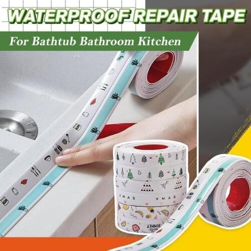 320cmX3.5cm Kitchen Bathroom Wall Adhesive Crack Repair Tape Household Waterproof Repair Sealing Mildewproof Tape Dropshipping
