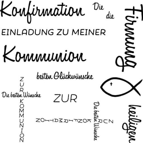 German Transparent Clear Silicone Stamp/Seal for DIY scrapbooking/photo album Decorative clear stamp G013