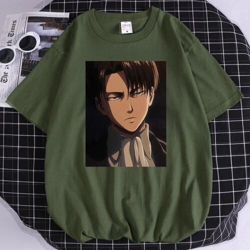 Attack On Titan Anime Printed Male Tshirts Style Slim Tshirt Fashion Comfortable T Shirts Simplicity Oversized Man Streetwear