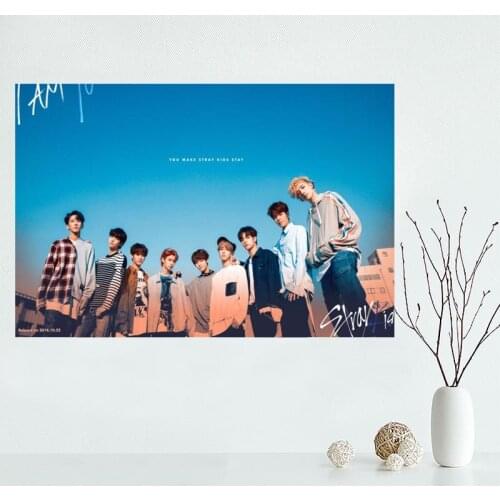 Modern Picture Stray Kids Poster Paintings For Living Room Wall Art Canvas Fabric Cloth Decoration Poster Wall Art Unframed