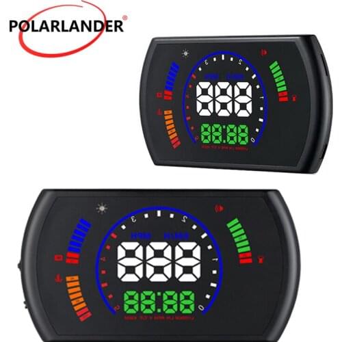 5.8'' Speedometer Head Up Display Driving Data Windscreen Projector Car HUD OBD2