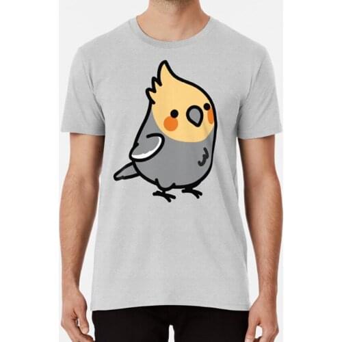 Chubby Cockatiel T Shirt Cockatiel Cockatiel Sticker Cockatiel Decal Cute Bird Birb Birblr Chibi Cockatiel
