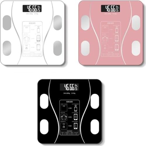 Bluetooth-compatible Body Fat Scale Smart Wireless BMI Bathroom Weight Scale Body Composition Monitor Health Analyzer