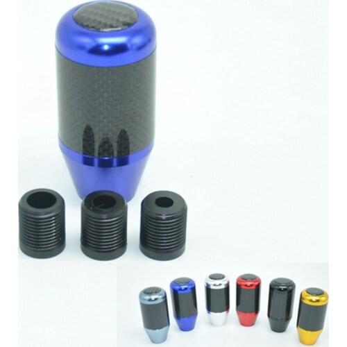 Universal 81MM Gear Shift Knob Carbon Fiber MT Gear Shift Shifter Knob