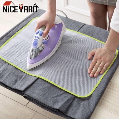 Ironing Cloth Guard Against Pressing Pad Protective Press Mesh Protective Insulation Ironing Board Cover Random Colors Household